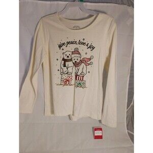 NEW w/TAGS Girls Holiday Time Graphic Tee-Large